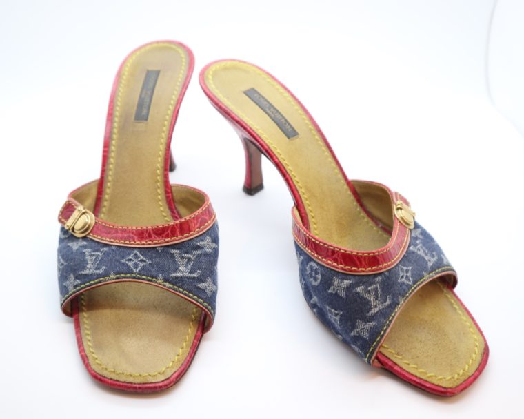 Louis Vuitton Pumps Krokodilleder Jeans 39-14450