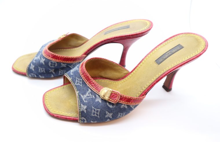 Louis Vuitton Pumps Krokodilleder Jeans 39-0