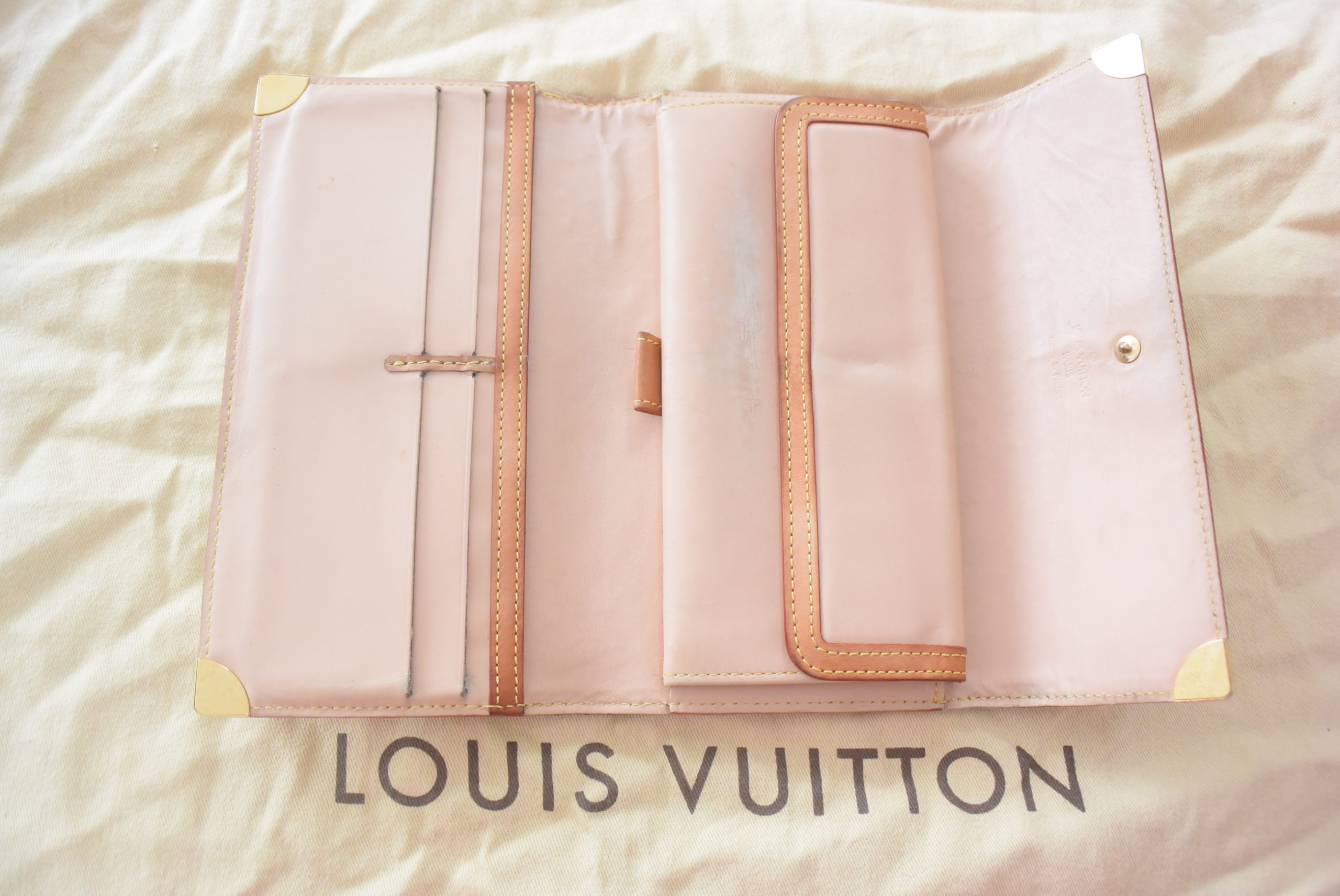 Louis Vuitton Geldbörse Portemonnaie Viennois multicolor weiß – Luxus Store