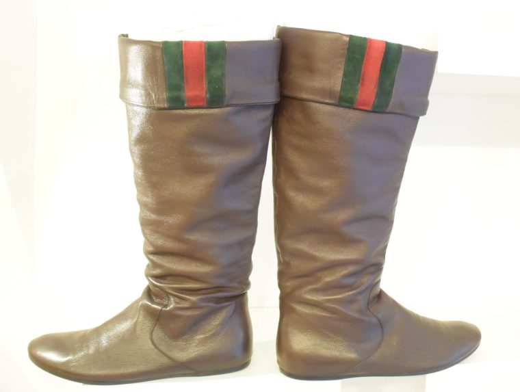 Gucci Stiefel braun Leder 38 -13405