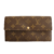 Louis Vuitton Geldbörse Emilie Monogram Canvas Braun